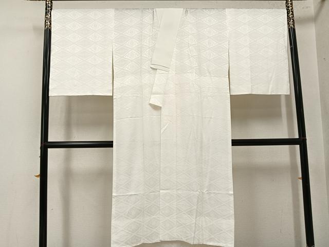 平和屋着物●長襦袢　無双仕立て　花菱地紋　伊勢丹扱い　正絹　逸品　未使用　AABL1267ph