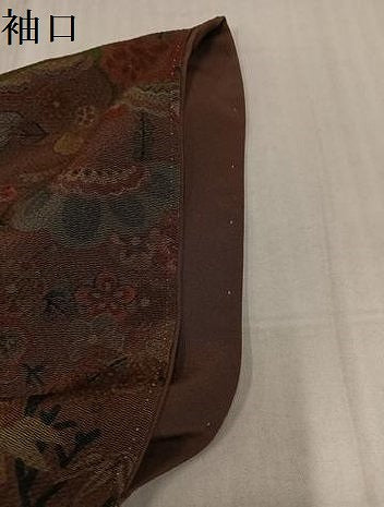 平和屋着物●上質な小紋　松竹梅文　鬼しぼ縮緬　正絹　逸品　AABL1270ph