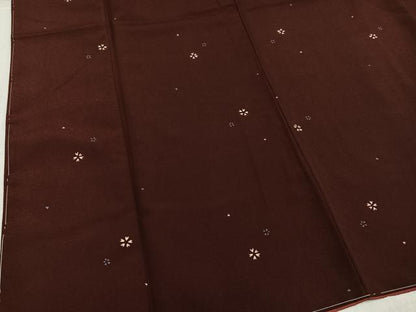 平和屋着物●小紋　舞桜　洗える着物　未使用　AABL1273ph