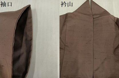 平和屋着物●訪問着　作家物　紬地　霞文　暈し染め　正絹　逸品　AABL1284ph