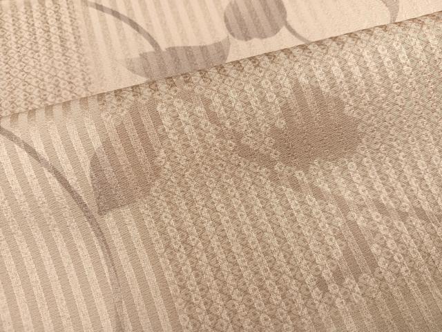 平和屋着物●上質な小紋　唐草文　暈し染め　正絹　逸品　AABL1287ph