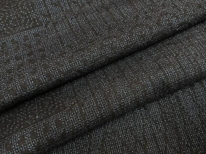 平和屋着物●結城紬　100亀甲　吉祥文　正絹　逸品　AABL1293ph