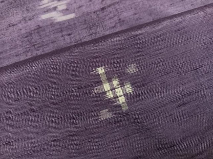 平和屋着物●上質な紬　琉球絣　正絹　逸品　AABL1309ph