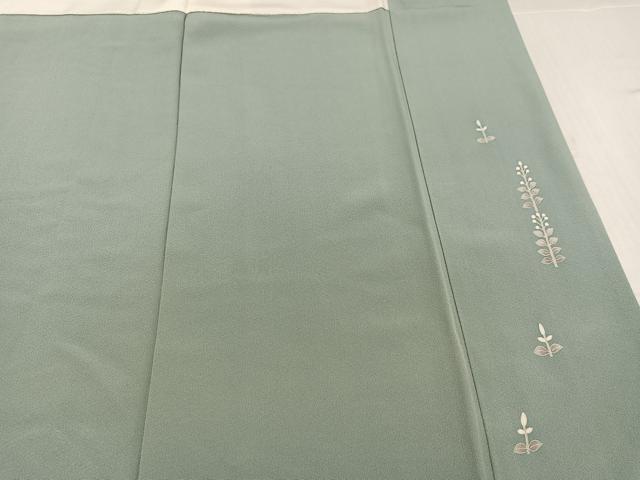平和屋着物●本加賀友禅作家　能川光陽　訪問着　花鳥文　正絹　逸品　AABL1313ph