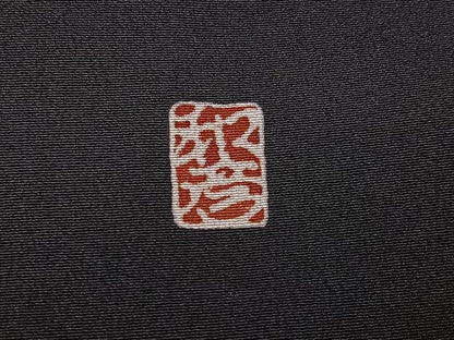 平和屋着物●豪華黒留袖　作家物　女人扇面花文　金彩　正絹　逸品　未使用　AABL1314ph