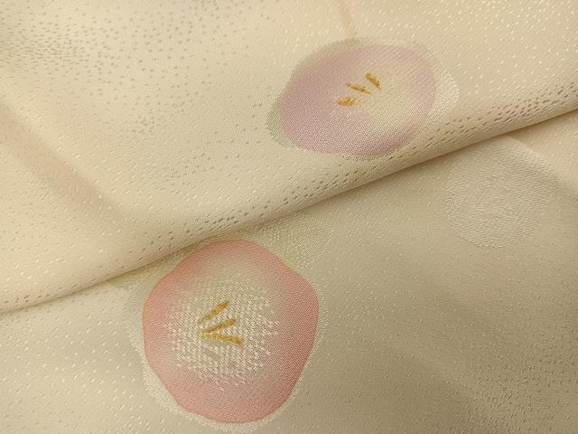 平和屋着物●長襦袢　袷　牡丹　草木染　梅　正絹　逸品　AABL1317ph
