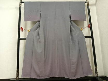 平和屋着物●江戸小紋　訪問着　池田深光作　鮫小紋柄　暈し染め　正絹　逸品　AABL1320ph