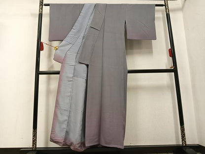 平和屋着物●江戸小紋　訪問着　池田深光作　鮫小紋柄　暈し染め　正絹　逸品　AABL1320ph