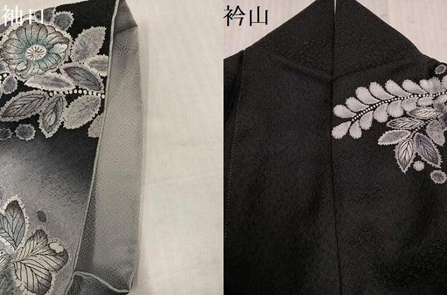 平和屋着物●訪問着　辻が花　絞り　暈し染め　正絹　逸品　AABL1330ph