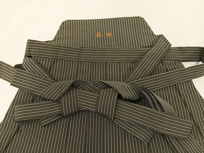 平和屋着物●男性　行灯袴　縞　正絹　逸品　AABL1333ph