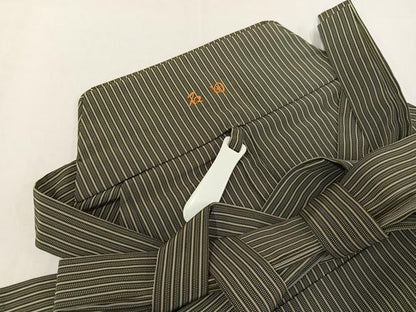 平和屋着物●男性　行灯袴　縞　正絹　逸品　AABL1333ph