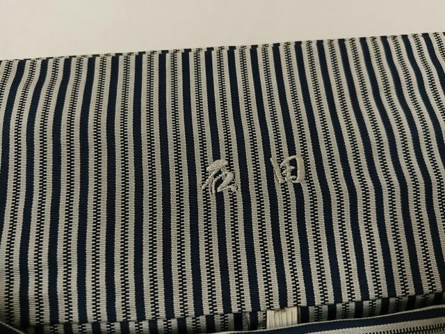 平和屋着物●男性　馬乗り袴　縞　正絹　逸品　AABL1335ph