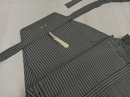 平和屋着物●男性　馬乗り袴　縞　正絹　逸品　AABL1335ph