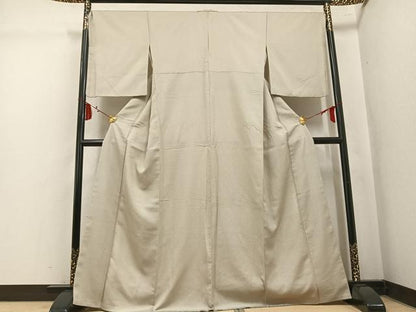 平和屋着物●お召　霞文　正絹　逸品　AABL1339ph