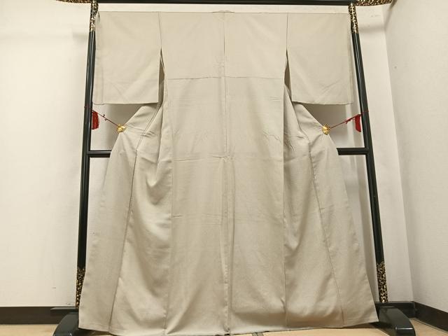 平和屋着物●お召　霞文　正絹　逸品　AABL1339ph