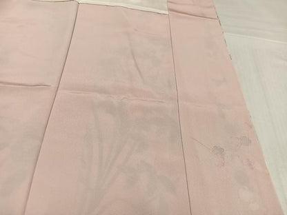 平和屋着物●訪問着　友禅　作家物　草花文　暈し染め　正絹　逸品　未使用　AABL1347ph