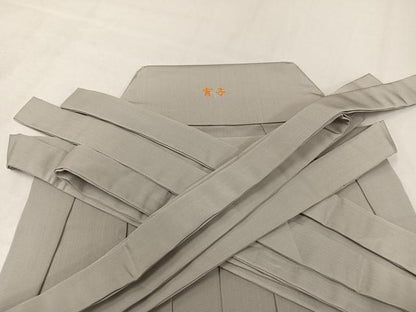 平和屋着物●男性　馬乗り袴　練色　正絹　逸品　AABL1351ph