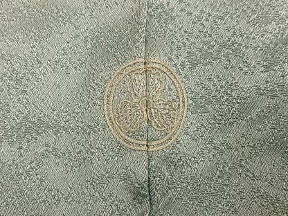 平和屋着物●訪問着　刺繍　松竹梅風景文　金彩　正絹　逸品　AABL1356ph