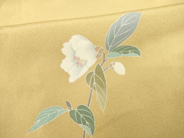 平和屋着物●十日町友禅作家　岡村蒼風　訪問着　枝花文　暈し染め　正絹　逸品　AABL1362ck