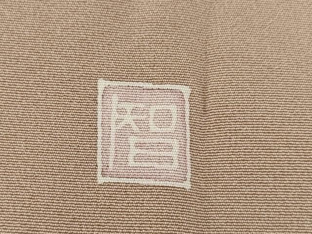 平和屋着物●訪問着　友禅　作家物　草花文　正絹　逸品　AABL1363ck