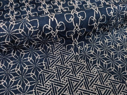 平和屋着物●上質な小紋　割付き文　正絹　逸品　AABL1373ck