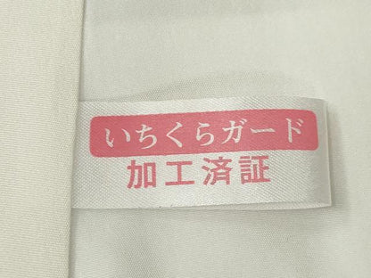 平和屋着物●上質な小紋　割付き文　正絹　逸品　AABL1373ck