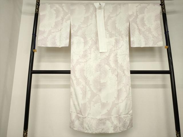 平和屋着物●長襦袢　無双仕立て　雪輪重ね文　半衿レース　正絹　逸品　AABL1380ck