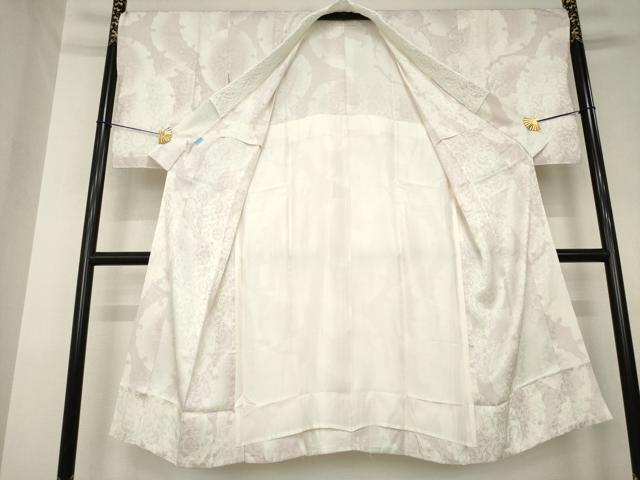 平和屋着物●長襦袢　無双仕立て　雪輪重ね文　半衿レース　正絹　逸品　AABL1380ck