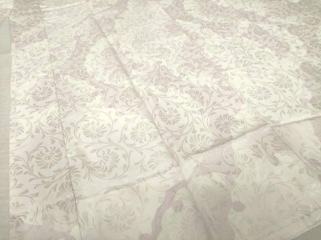平和屋着物●長襦袢　無双仕立て　雪輪重ね文　半衿レース　正絹　逸品　AABL1380ck