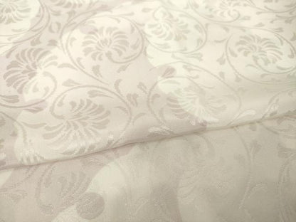平和屋着物●長襦袢　無双仕立て　雪輪重ね文　半衿レース　正絹　逸品　AABL1380ck