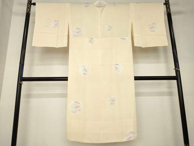 平和屋着物●長襦袢　無双仕立て　手描き　兎　反端付き　正絹　逸品　AABL1385ck