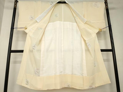 平和屋着物●長襦袢　無双仕立て　手描き　兎　反端付き　正絹　逸品　AABL1385ck