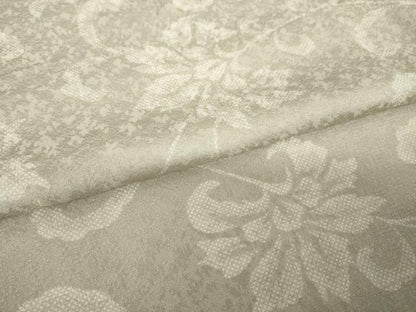 平和屋着物●上質な小紋　花唐草文　正絹　逸品　AABL1390ck
