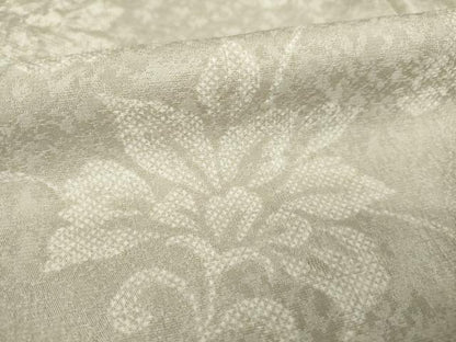 平和屋着物●上質な小紋　花唐草文　正絹　逸品　AABL1390ck