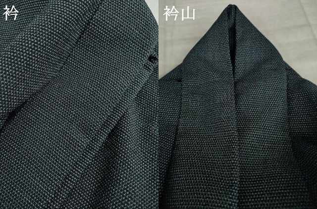 平和屋着物●男性　本塩沢　霞文　正絹　逸品　AABL1399ck