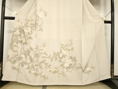 平和屋着物●訪問着　枝花文　金彩　正絹　逸品　AABL1420ck