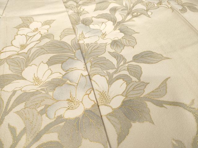 平和屋着物●訪問着　枝花文　金彩　正絹　逸品　AABL1420ck