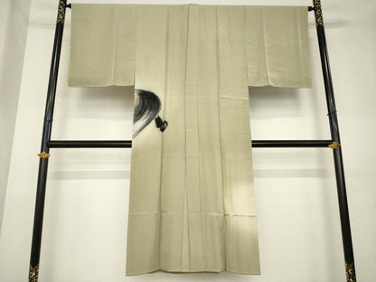 平和屋着物●男性　長襦袢　袷　馬　正絹　逸品　未使用　AABL1428ck