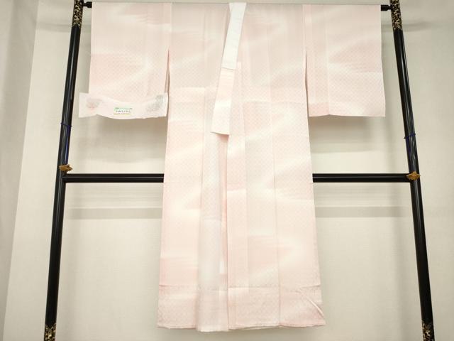 平和屋着物●長襦袢　無双仕立て　花織　霞文　暈し染め　反端付き　正絹　逸品　未使用　AABL1430ck