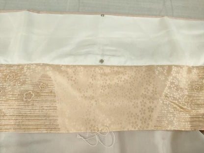 平和屋着物●創業460年・千總　訪問着　駒刺繍　吉祥花文　暈し染め　金彩　反端付き　正絹　逸品　AABL1434ck