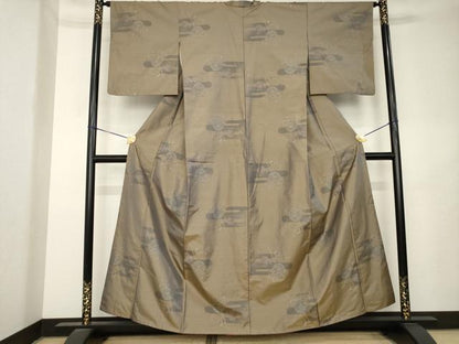 平和屋着物●本場大島紬　簪　正絹　逸品　AABL1437ck