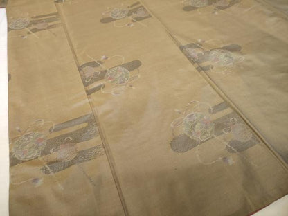 平和屋着物●本場大島紬　簪　正絹　逸品　AABL1437ck