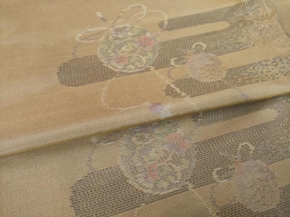 平和屋着物●本場大島紬　簪　正絹　逸品　AABL1437ck