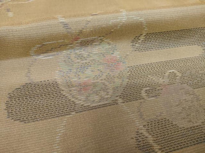 平和屋着物●本場大島紬　簪　正絹　逸品　AABL1437ck