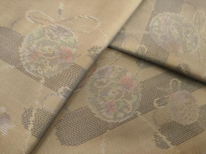 平和屋着物●本場大島紬　簪　正絹　逸品　AABL1437ck