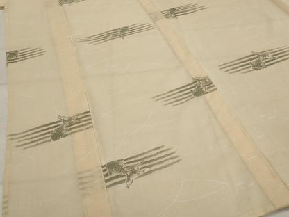 平和屋着物＊夏物　小紋　紗　金魚　洗える着物　AABL1449st