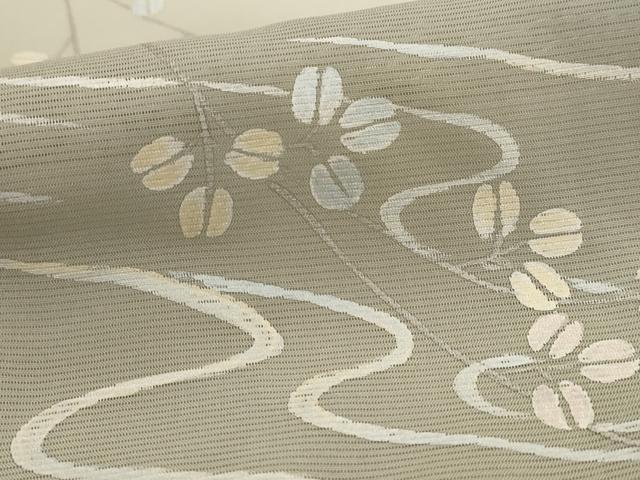 平和屋着物＊夏物　訪問着　絽　流水枝花文　暈し染め　正絹　逸品　AABL1451st
