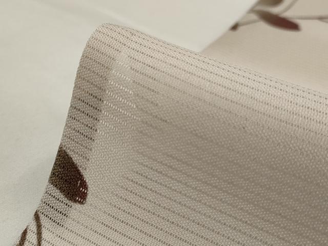 平和屋着物＊夏物　小紋　絽　枝葉文　暈し染め　洗える着物　AABL1453st