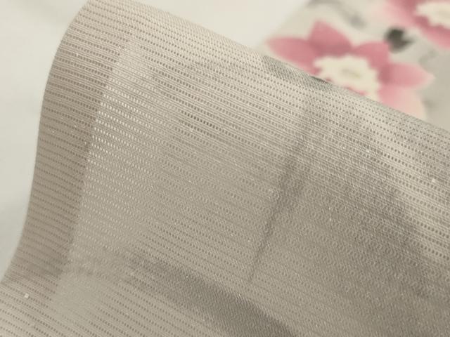 平和屋着物＊夏物　訪問着　絽　手描き　草花文　暈し染め　金彩　正絹　逸品　AABL1463st