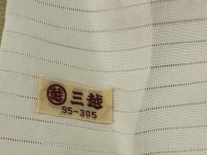 平和屋着物＊夏物　訪問着　絽　草花文　金彩　三越扱い　反端付き　正絹　逸品　AABL1464st